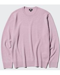 Uniqlo - 100% Cashmere Crew Neck Jumper - Lyst