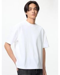 Uniqlo - Boxy Cropped T-Shirt - Lyst