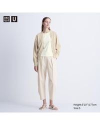Uniqlo - Baumwolle cropped parachute hose (lang) - Lyst