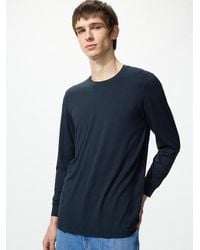 Uniqlo - Heattech Crew Neck T-Shirt (Long Sleeve) - Lyst