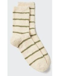 Uniqlo - Heattech Socks (Fluffy, Striped) - Lyst