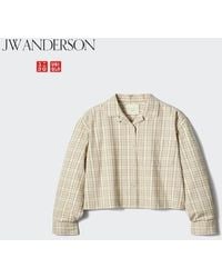 Uniqlo - Flannel Boxy Shirt (Checked) - Lyst