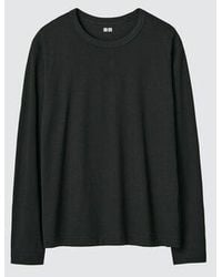 Uniqlo - 100% Supima Cotton T-Shirt (Long Sleeve) - Lyst