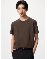 Uniqlo - Dry Colour Crew Neck T-Shirt - Lyst