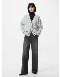 Uniqlo - Ezy Wide Straight Jeans - Lyst