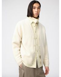 Uniqlo - 100% Lambswool V Neck Cardigan - Lyst