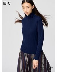 Uniqlo - Maglia Termica Heattech Extra Caldo Misto Cashmere Collo Alto - Lyst