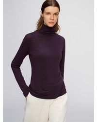 Uniqlo - Heattech Extra Warm Cashmere Blend Turtleneck T-Shirt (Long Sleeve) - Lyst