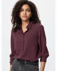 Uniqlo - Rayon Blouse - Lyst