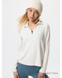 Uniqlo - Heattech Camiseta Elástica Polar Media Cremallera - Lyst