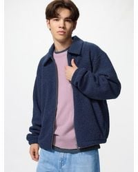 Uniqlo - Pile Lined Fleece Blouson - Lyst