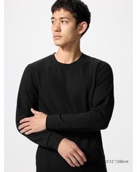 Uniqlo - Heattech Ultra Warm Crew Neck T-Shirt (Long Sleeve) - Lyst