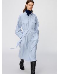 Uniqlo - Stand Collar Dress (Striped) - Lyst
