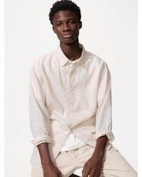 Uniqlo - 100% Premium Linen Shirt - Lyst