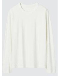 Uniqlo - 100% Supima Cotton T-Shirt (Long Sleeve) - Lyst