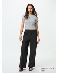 Uniqlo - Pantalón Smart Ancho - Lyst