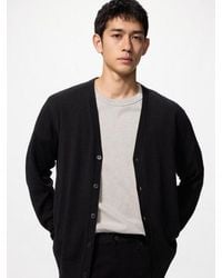 Uniqlo - 100% Merino V Neck Cardigan - Lyst