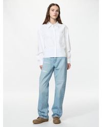 Uniqlo - Straight Jeans (Distressed, Longer) - Lyst