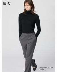 Uniqlo - Maglia Termica Heattech Extra Caldo Misto Cashmere Collo Alto - Lyst