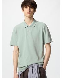 Uniqlo - Airism Cotton Piqué Polo Shirt - Lyst
