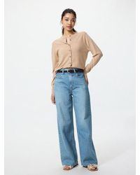 Uniqlo - High Rise Wide Jeans - Lyst