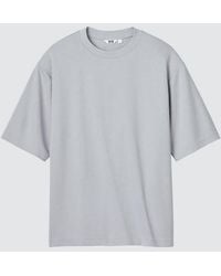 Uniqlo - Airism Cotton Oversized Crew Neck T-Shirt - Lyst