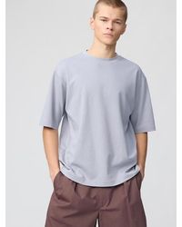 Uniqlo - Airism Cotton Oversized Crew Neck T-Shirt - Lyst
