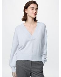 Uniqlo - 100% Cashmere V Neck Jumper - Lyst