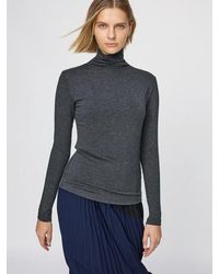Uniqlo - Heattech Extra Warm Cashmere Blend Turtleneck T-Shirt (Long Sleeve) - Lyst