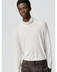 Uniqlo - Heattech Extra Warm Cashmere Blend Turtleneck T-Shirt (Long Sleeve) - Lyst