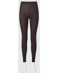 Uniqlo - Leggings Termici Heattech Extra Caldo Misto Cashmere - Lyst
