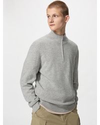 Uniqlo - 100% Cashmere Half-Zip Jumper - Lyst