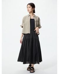 Uniqlo - Nylon Gathered Skirt - Lyst
