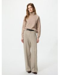 Uniqlo - Brushed Jersey Wide Trousers (Longer) - Lyst