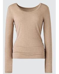 Uniqlo - Heattech Extra Warm Cashmere Blend Scoop Neck T-Shirt (Long Sleeve) - Lyst
