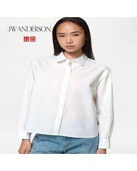 Uniqlo - Cotton Volume Sleeve Shirt - Lyst