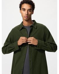 Uniqlo - Flannel Shirt (Regular Collar) - Lyst