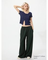 Uniqlo - Wide Sweat Trousers - Lyst