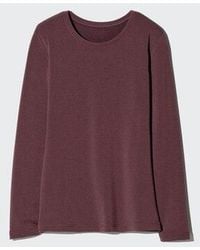 Uniqlo - Heattech Ultra Warm Crew Neck T-Shirt (Long Sleeve) - Lyst