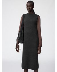 Uniqlo - Double-Faced Knit Dress (Sleeveless) - Lyst