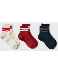 Uniqlo - Socks (Crew, 3 Pairs) - Lyst