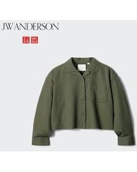 Uniqlo - Flannel Boxy Shirt - Lyst