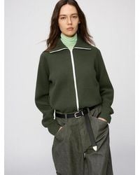 Uniqlo - Milano Ribbed Full-Zip Cardigan - Lyst