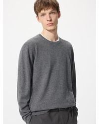 Uniqlo - 100% Cashmere Crew Neck Jumper - Lyst