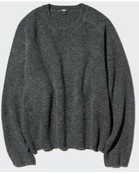 Uniqlo - Soufflé Yarn Crew Neck Jumper - Lyst