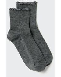 Uniqlo - Heattech Socks (Crew Frill) - Lyst