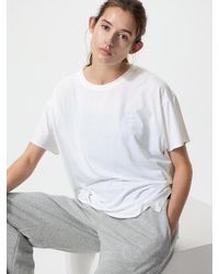 Uniqlo - Airism Relaxed Crew Neck T-Shirt - Lyst