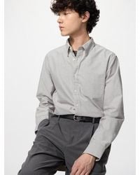 Uniqlo - Slim Fit Oxford Shirt - Lyst