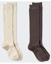 Uniqlo - High Socks (Ribbed, 2 Pairs) - Lyst