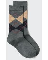 Uniqlo - Heattech Socks (Argyle) - Lyst